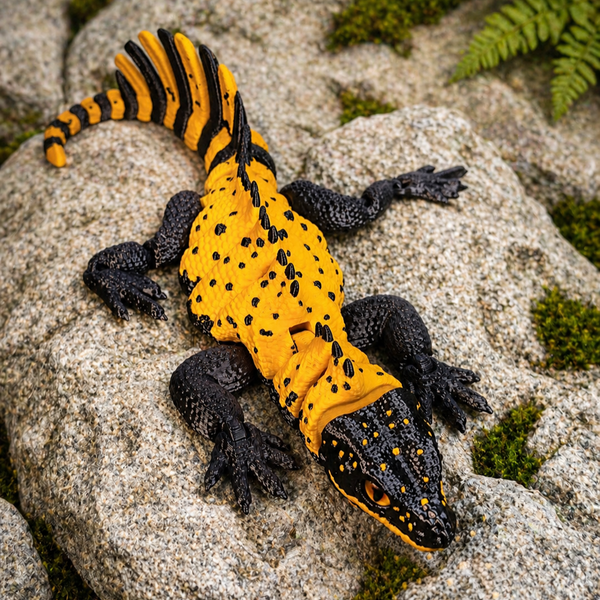 Рухома іграшка Sailfin Dragon 3D друк 0068 фото