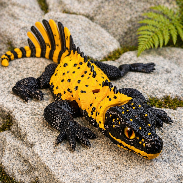 Рухома іграшка Sailfin Dragon 3D друк 0068 фото