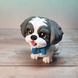 Іграшка рухома Shih Tzu (Ши-тцу) 8 см 3D друк 0223 фото 2