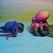 Іграшка Восьминіг рухомий триколор 3D друк 0027 фото 4