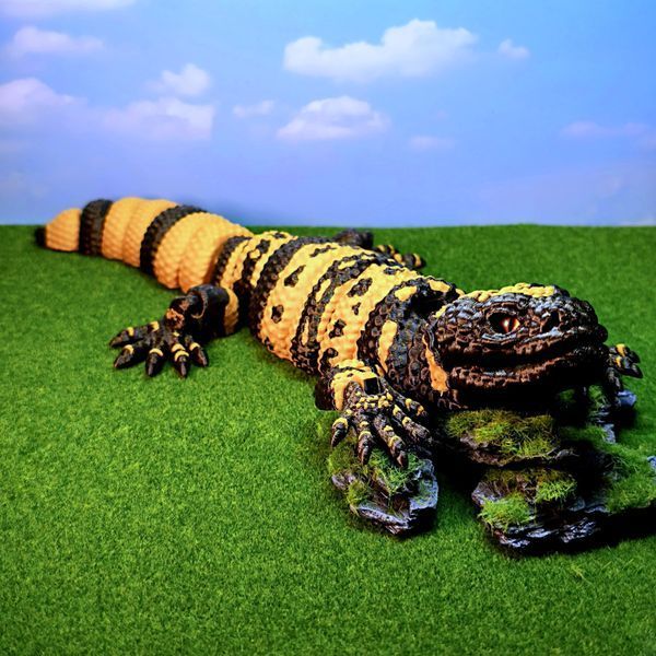 Рухома іграшка Gila Dragon 3D друк 0218 фото