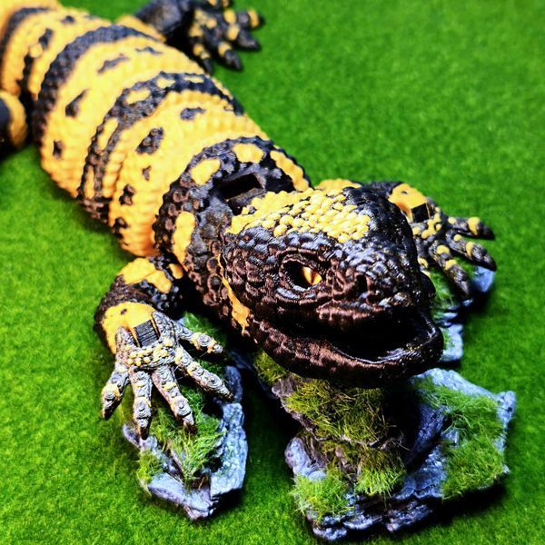 Рухома іграшка Gila Dragon 3D друк 0218 фото